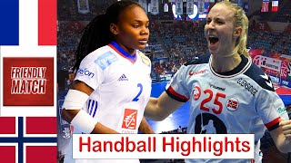 France Vs Norway Handball Highlights Womens Friendly Match 2024 [upl. by Asehr]