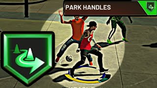 NBA 2k20 PARK HANDLES BADGE EXPLAINED AFTER 110 PATCH 10 DRIBBLE MOVES 2K20 SUPERSTAR 1 REP [upl. by Nnalorac]