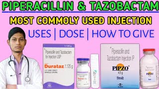 piperacillin and tazobactam for injection 45 gm  pipzo 45g  durataz 45g injection  piptaz 45 [upl. by Gwyneth]