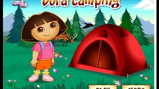 Dora The Explorer Online Games Dora Explorer Camping Game [upl. by Socem549]