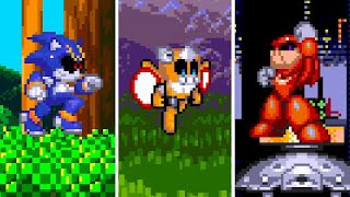 Are Sonic Tails amp Knuckles just a robots Sonic Mania Plus mods Gameplay [upl. by Airtina]