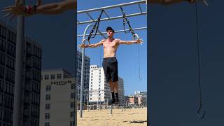 Hefesto to Iron Cross is difficult mid set calisthenics streetworkout ironcross sports gym fit [upl. by Egbert289]