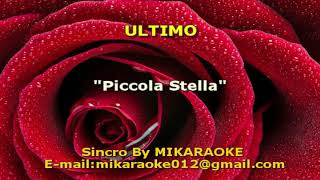 Ultimo  Piccola Stella KARAOKE [upl. by Efinnej]