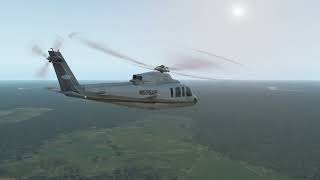 Xplane 11 sikorsky short flight [upl. by Fitzgerald187]