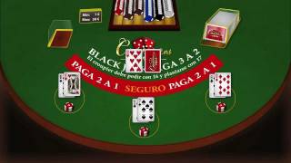 Reparto de cartas en el BlackJack Americano [upl. by Abell]