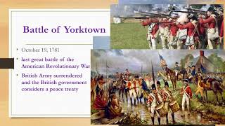 Battle of Yorktown and Treaty of Paris [upl. by Lowrie638]