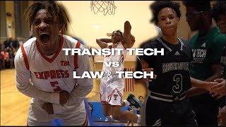 Transit Tech vs Law amp Tech Was A War PSAL quotAquot Division Full Game Highlights [upl. by Einnus778]