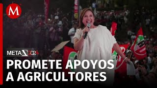 Xóchitl Gálvez realiza mitin improvisado en caseta de Sinaloa [upl. by Carola]