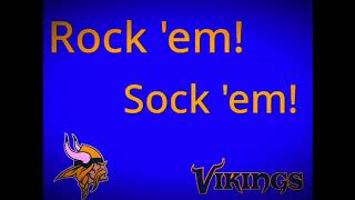 Skol Vikings lyrics [upl. by Ellenrahc]