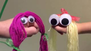 PUPPET SHOWS FOR KIDS  FUNNY PUPPET SHOWS FOR CHILDREN Violet My First Guest [upl. by Arihsaj]