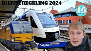 Dienstregeling 2024 Nieuwe IC Berlijn locs amp Arriva op Zutphen  Oldenzaal  Treinleven 15 [upl. by Brothers]