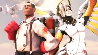 The Medic vs Mercy TF2 vs Overwatch [upl. by Peppard202]