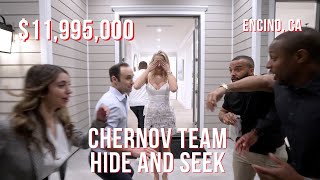 CHERNOV TEAM HIDE AND SEEK IN 11995000 MANSION  ENCINO CA [upl. by Amara]