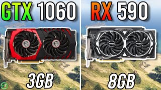 GTX 1060 3GB vs RX 590 8GB  Tested in 2023 [upl. by Llebpmac]