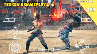 Tekken 6  PSP Gameplay  Incredible Game Play ppsspp tekken6gameplay [upl. by Esetal]