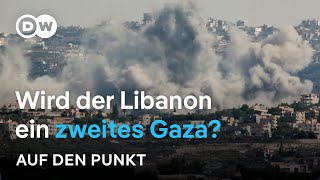 Israel gegen Hisbollah Wird der Libanon ein zweites Gaza  Auf den Punkt [upl. by Neraa]