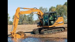 Case CX 130 excavator loading muck [upl. by Zednanref875]