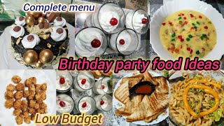 Food Ideas For Kids Birthday Party Quick amp Easy Recipes In Low Budget foodielifewithtabbu4095 [upl. by Attevad]