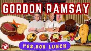 ₱68000 LUNCH AT GORDON RAMSAY WORTH IT BA  Team Chef RV [upl. by Sarson892]