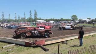 boissevain demo derby feature heat 2016 [upl. by Ramoh]