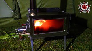 New Awesome 2018 Hot Tent Stove PF Bereg Ekaterinburg [upl. by Cas740]