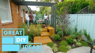 TINY Backyard Makeover  DIY  Great Home Ideas [upl. by Latonia]