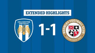 Extended Highlights  Colchester United 11 Bromley [upl. by Dymoke400]