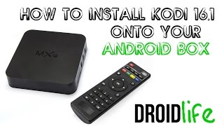 How to install Kodi 161 onto your Android BOX MXQ MXQ PRO M8S CS918 [upl. by Xena]