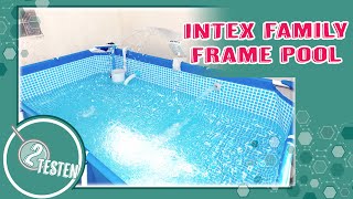 Intex Frame Pool   Aufbau Anleitung  Maße  Befüllen [upl. by Parsifal]