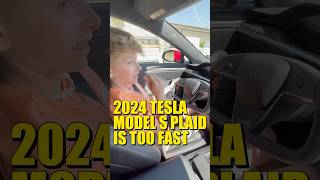 2024 Tesla Model S Plaid 060 Is Too Fast tesla fastcars shorts electriccars [upl. by Ainomar478]