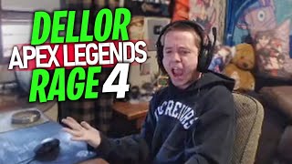 DELLOR APEX LEGENDS RAGE COMPILATION 4 [upl. by Eniamert]