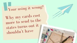 Postage costs and how you might be losing money sending them international [upl. by Aihceyt]