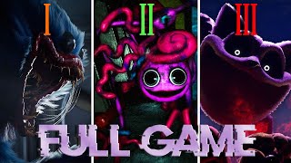 Poppy Playtime Chapter 1 2 amp 3 FULL GAME  Walkthrough No Commentary [upl. by Nnylarej]