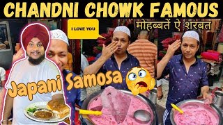 Chandni Chowk Food Tour  Mohabbat ae Sharbat  Japani Samosa  Non Veg  Ramanpunjabitadka [upl. by Yrok408]