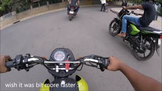 HONDA NAVI  Perfect Bike for Bangalore Traffic SHORT RIDE VIDEO [upl. by Elleinnod]