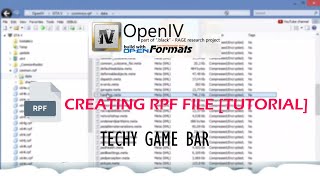 TUTORIAL CREATING RPF FILE  GTAV  OPENIV [upl. by Atlas]