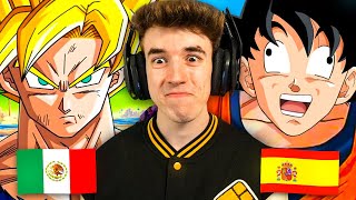 DRAGON BALL con DOBLAJE LATINO vs ESPAÑOL ¿CUAL ES MEJOR [upl. by Teodora]