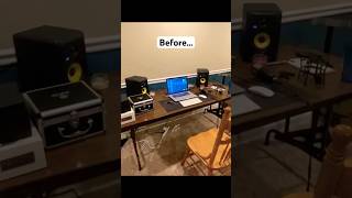 I Built A DREAM Home Studio BEFORE amp AFTER🔥 shortsviral [upl. by Ib885]