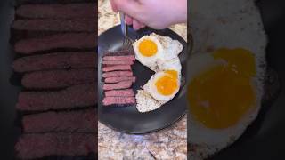 Australian Wagyu Skirt Steak amp Eggs steak meat wagyu [upl. by Tucky]