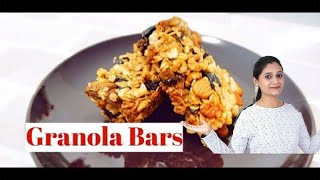 Granola Bars  Healthy Snack recipe by Priyanka Rattawa [upl. by Eneles]