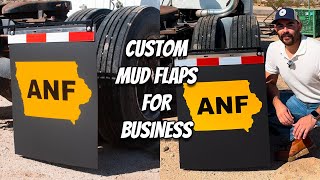 Custom Mud Flaps For Business  SemiTruck Trailer Work Truck Make Your Own Mud Flaps [upl. by Octavie]