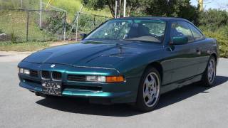 1993 BMW 850Ci CLEAN Low Mile 82k V12 12 Cylinder S600 [upl. by Ellita]