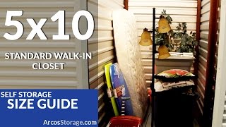 5x10 Size Guide Self Storage [upl. by Onaivatco]