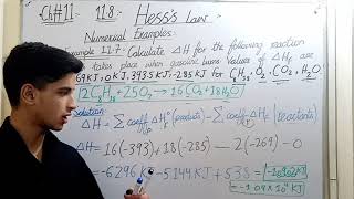 Hess law Numericals Lec2 11 Chemistry Ch11 Thermochemistry Lec2 [upl. by Peggi695]