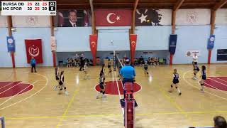 BURSA BÜYÜKŞEHİR BELEDİYE SPOR KULÜBÜ VS MG SPOR KULÜBÜ  GENÇ KIZLAR  15022024 [upl. by Davide]