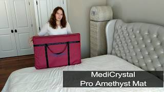 How to use MediCrystal™ Far Infrared Amethyst Professional Mat [upl. by Selij]