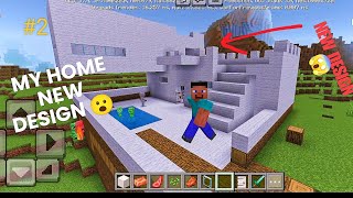 I created new design house 🏠 in Minecraft part 2  viral minecraft [upl. by Auahsoj]