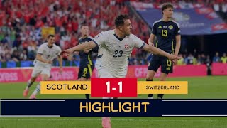 Scotland vs Switzerland 11 Extended Highlights  Euro 2024 Highlights [upl. by Meeker]