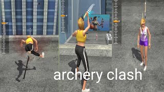 archery clash mod apk  archery clash geming video [upl. by Onitnelav684]