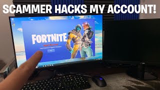 Scammer hacks my fortnite Account 😔 Scammer Get Scammed Fortnite Save The World [upl. by Esineg]